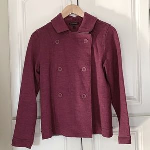 Eileen Fisher Wool Pea Coat Style Blazer Women's Size Small